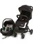 Quantum Kabin Boy Tek Elle Kolay Katlanır Pratik Bebek Arabası Travel Set Black Silver 2