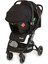 Quantum Kabin Boy Tek Elle Kolay Katlanır Pratik Bebek Arabası Travel Set Black Silver 4