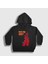 Unisex Çocuk Siyah Scarlet Müzik Doja Cat Kapüşonlu Sweatshirt 1