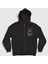 Unisex Siyah Astarion Vampire Oyun Baldur's Gate Fermuarlı Kapüşonlu Sweatshirt 1