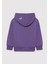 Kapüşonlu Baskılı Mor Sweatshirt 7S10054-88135 4