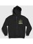 Unisex Siyah Cenation V2 Güreş Wwe John Cena Fermuarlı Kapüşonlu Sweatshirt 1