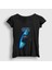 Kadın Siyah Space Tardis Doktor Dr Doctor Who T-Shirt 1