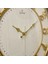1963-CA Kabartma Rakam Duvar Saati - Bej - 46 cm 4