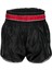 MT3075 Retro Neo Muaythai Şortu Siyah Retro Muay Thai Şort 4