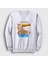 Unisex Beyaz Yapping Hediye Turuncu Kedi Kedili Sweatshirt 1