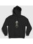 Unisex Siyah Josef Oyun Machinarium Kapüşonlu Sweatshirt 1