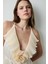 Saten Volan Rose Teddy Krem Bodysuit 3