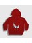 Unisex Çocuk Kırmızı Icarus Melek Falling Angel Kapüşonlu Sweatshirt 1