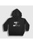 Unisex Çocuk Siyah Keep It Simple Kapüşonlu Sweatshirt 1
