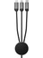 SL-CP110 1m 2A Microusb+Lightning+Typec 3 In 1 LED Logolu Şarj Kablosu 1