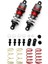 1/10 1 Çift Metal Hidrolik Amortisörler Rc Uzaktan Kumanda Araba Düz Yarış Drift Araba (63MM) Mor (Yurt Dışından) 5