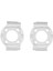 4WD Aks Uck Rc Araba Için 2 Adet Metal C Hub Taşıyıcı, Gümüş (Yurt Dışından) 2
