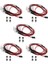 4 Rc LED Işık Kiti Için 1/10 Rc Araba Kamyon Paletli Rc Modeli Drift Araba Far Arka Lambası, 5mm, Mavi (Yurt Dışından) 3