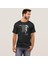 Seneca Siyah Unisex T-Shirt Ateş Altını, Acı Ise Cesur Insanları Parlatır Limeartdesign 2