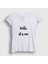 Kadın Beyaz Hello It's Me Müzik Adele T-Shirt 1