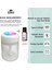 Çocuk ve Bebek Odaları Için Hava Nemlendirici Buhar Makinası Işıklı Gece Lambası Humidifer Difüzör 1