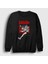 Unisex Siyah Momo Ayase Anime Dandadan Sweatshirt 1