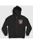 Unisex Siyah Punch Güreş Ufc Mma Khabib Nurmagomedov Fermuarlı Kapüşonlu Sweatshirt 1
