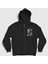 Z zepplin Presmono Siyah Poster Müzik Dj Sara Landry Fermuarlı Kapüşonlu Sweatshirt 1
