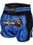 MT3075 Retro Neo Muaythai Şortu Mavi Retro Muay Thai Şort 3