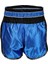 MT3075 Retro Neo Muaythai Şortu Mavi Retro Muay Thai Şort 4