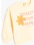 Slogan Baskılı Bisiklet Yaka Uzun Kollu Pamuklu Sweatshirt 3