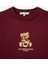 Ayı Nakışlı Uzun Kollu Bisiklet Yaka Oversize Sweatshirt 5