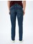Normal Bel Pamuklu Slim Fit Denim Pantolon - Brad Jean 4
