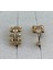 Zirkon Rose Gold Renk Taşlı Küpe 3