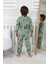 Uzay Mekiği Baskılı Pamuk Uzun Kollu Erkek Pijama Takımı (3,4,5,6,7,8 Yaş) 3