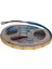 12V 8mm 320 Ledli Esnek Cob Şerit LED Sarı (Amber) IP20 5 Metre 3