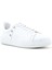 Hakiki Deri Kadın Beyaz Bağcıklı Yıldızlı Sneaker Ayakkabı 1