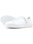 Hakiki Deri Kadın Beyaz Bağcıklı Yıldızlı Sneaker Ayakkabı 5