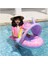 Gergedan Şekilli Baby Float Bebek Yüzme Simidi Güneşlikli Kapanır Açılır Gergedan Mor 4