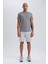 Fit Slim Fit Sporcu Şort V3030AZ23SP 4