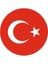 Reklam Türk Bayrağı Oval Sticker 1