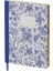 Limited Edition A5 Ciltli Sert Kapak Not Defteri Chinoiserie Mavi 3