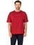 6086 Erkek Bordo Kısa Kollu Yuvarlak Yaka Over Size Pijama Takımı 1