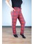Kadın Süet Pijama Tek Alt | Kırmızı Lacivert 2