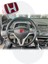 Honda Direksiyon Logosu 5X4CM Civic Vtec2 Dc2 Fd6 Fb7 Fc5 Uyumlu Logo Arma Sticker 1