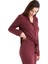 Uzun Kol V Yaka Önden Düğmeli Kadın Pijama Takım 51606 3