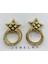 Gold Renk Yıldız Model Küpe 4