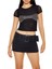 Rhinestone Crop Tişört 1