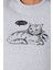 Kedi Baskılı Baby Tee Tişört 3