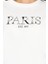 Oversize Incili Paris Tişört 3