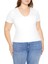 Plus Size Şekillendirici Etkili Tişört 2