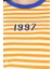 Çizgili 1997 Baskılı Baby Tee Tişört 3