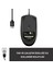 MS103 USB Kablolu 1000DPI 3 Tuşlu Optik Mouse Siyah 7