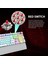 KG1102 USB Kablolu Red Switch Makro Tuşlu RGB LED Aydınlatmalı Mekanik Gaming Türkçe Q Metalik Klavye 4